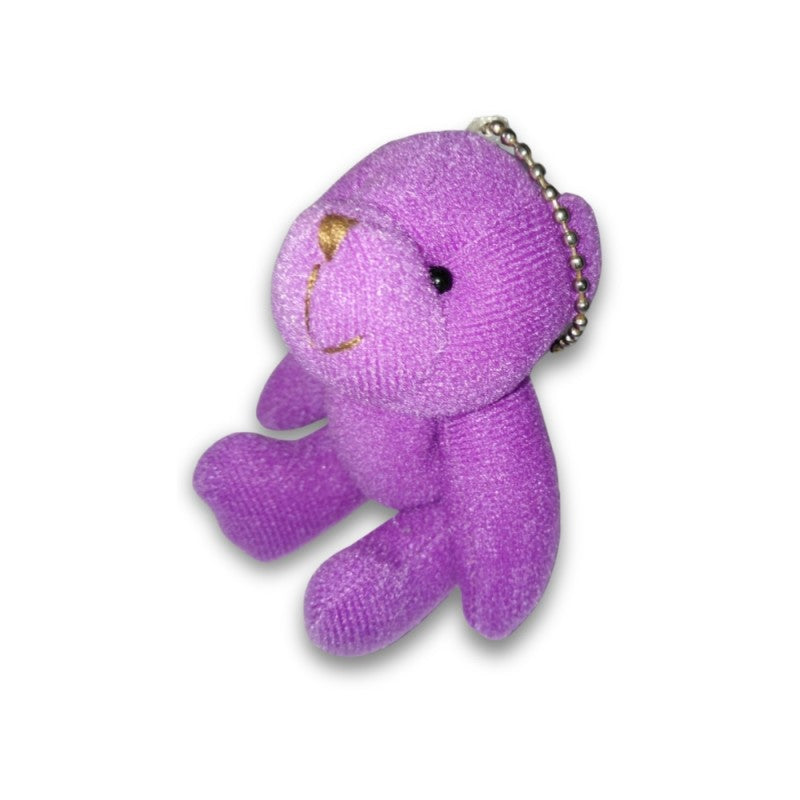 Portachiavi Orsetto Peluche Fucsia