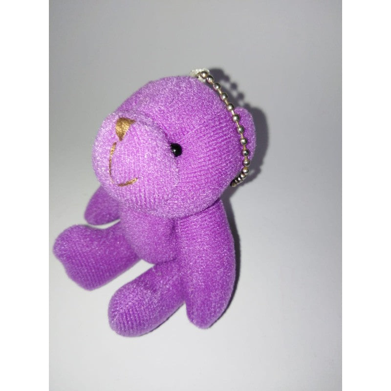 Portachiavi Orsetto Peluche Fucsia