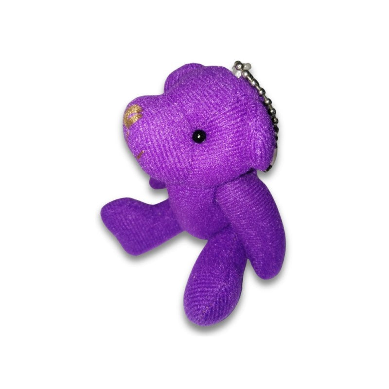 Portachiavi Orsetto Peluche Viola
