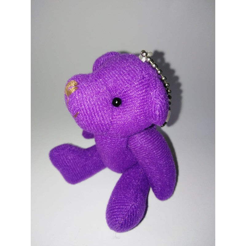 Portachiavi Orsetto Peluche Viola