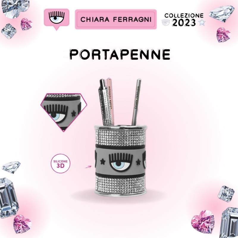 Portapenne Chiara Ferragni Con Strass - 2023-2024
