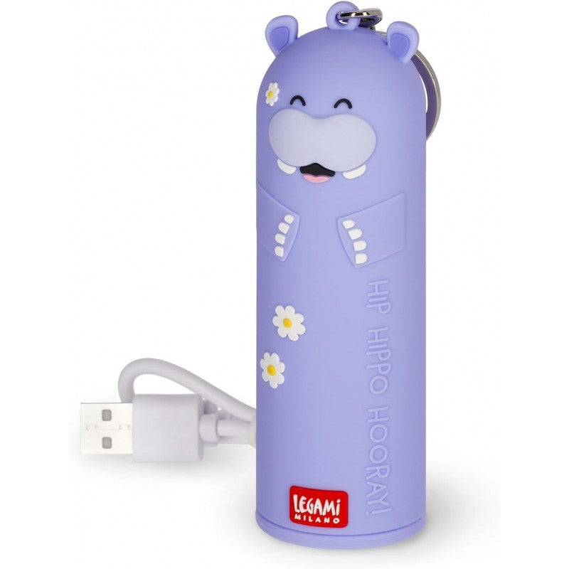 Power Bank Portatile Hippo 4800 Mah Con Cavo Usb Tipo C Incluso - Legami