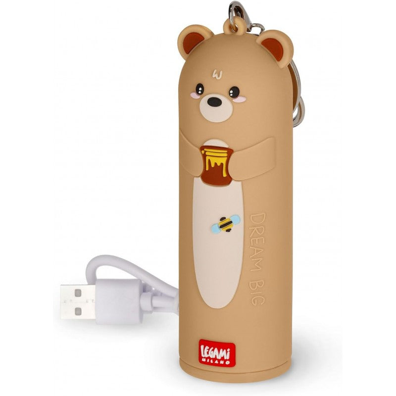 Power Bank Portatile Teddy 4800 Mah Con Cavo Usb Tipo C Incluso - Legami