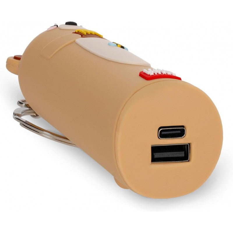 Power Bank Portatile Teddy 4800 Mah Con Cavo Usb Tipo C Incluso - Legami