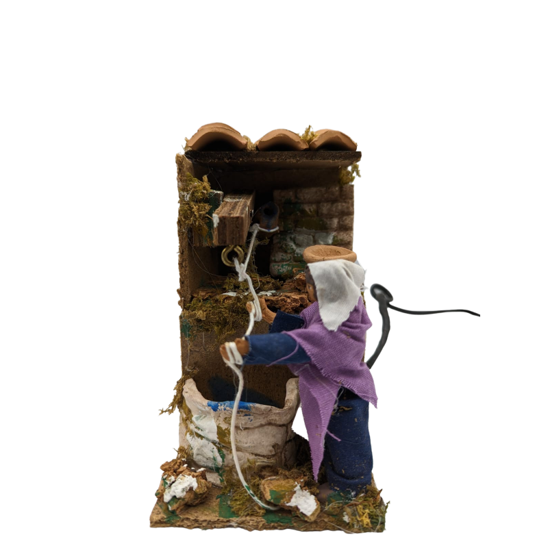 Presepe In Movimento Donna Al Pozzo