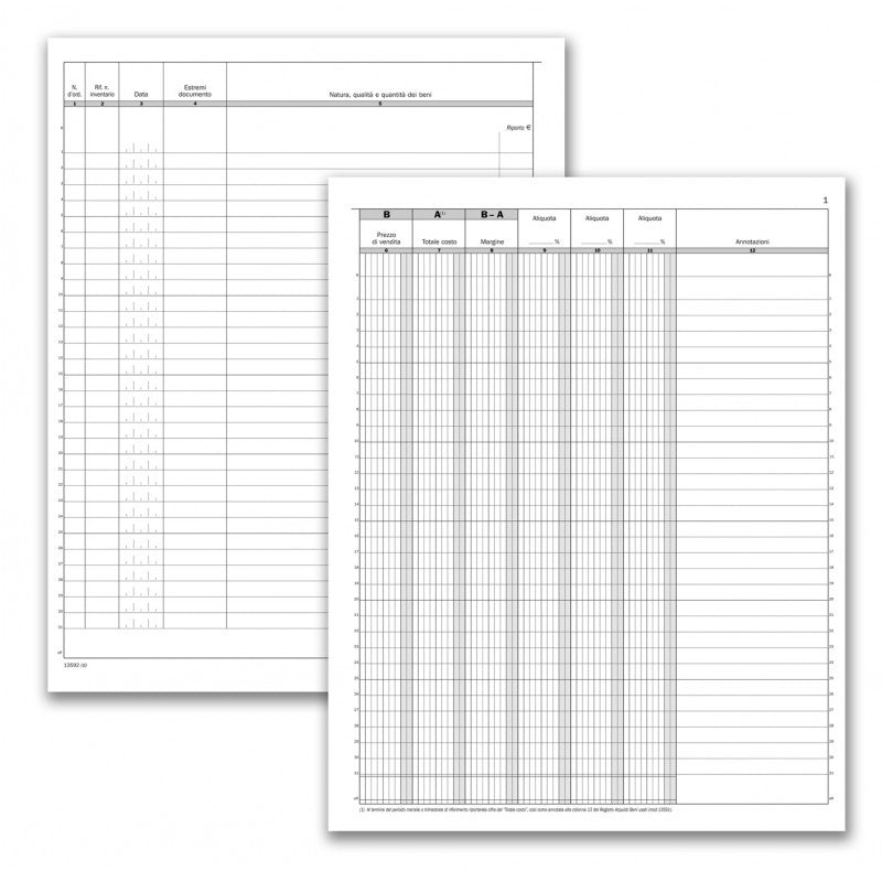 Prodotti Flex 13592 - Registro Cessioni Beni Usati – 31x24,5 - 23 Pagine