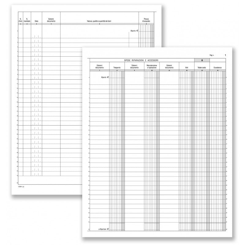 Prodotti Flex 135921 - Registro Acquisto Beni Usati - 31x24,5 - 23 Pagine