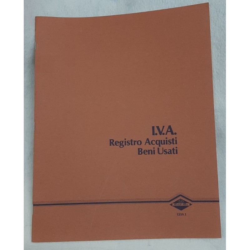 Prodotti Flex 135921 - Registro Acquisto Beni Usati - 31x24,5 - 23 Pagine