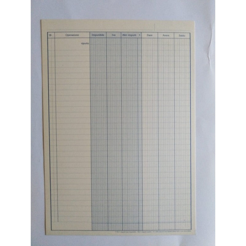 Prodotti Flex 1563 – Dare Avere Saldo – Con Rubrica A-z  - 80 Pezzi