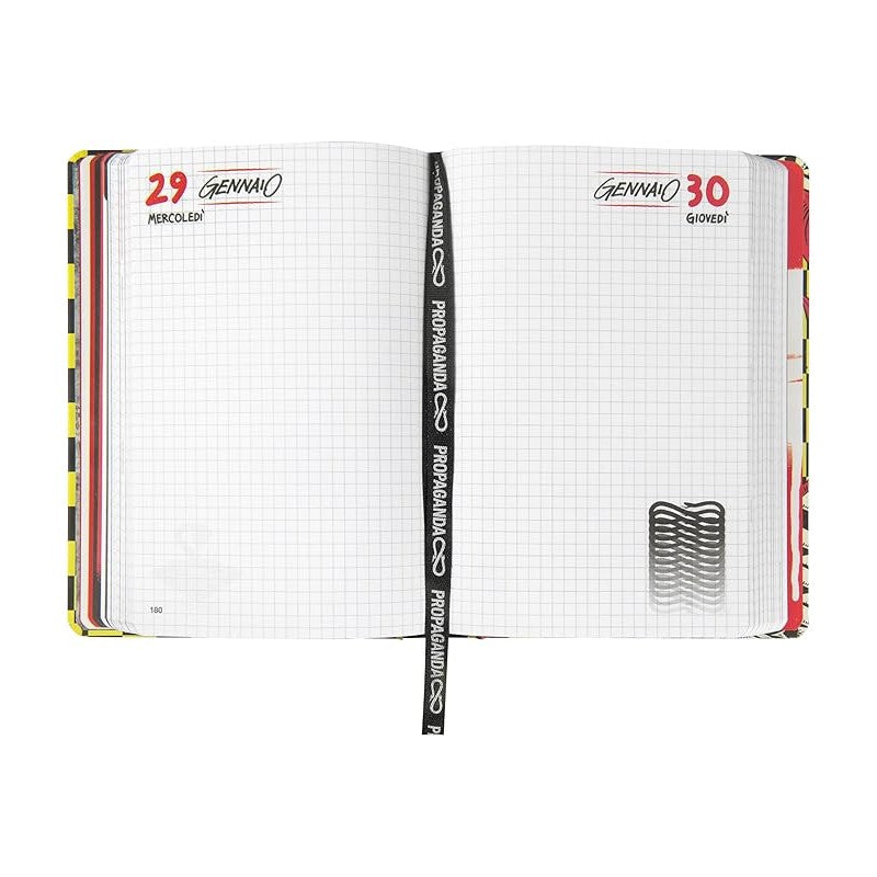 Propaganda - Diario Scuola 2024-2025 Ufficiale Propaganda, 16 Mesi, 12 X 16.5 Cm, Multicolore