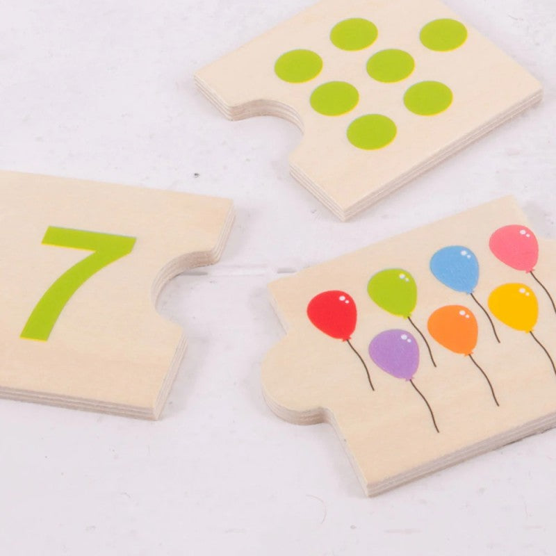 Puzzle Dei Numeri - Bigjigs Number Tiles