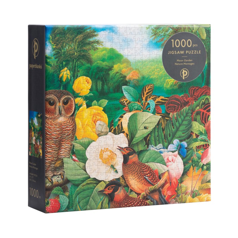 Puzzle Fotomontaggi Della Natura, Giardino Al Chiaro Di Luna 1000 Pezzi - Paperblanks