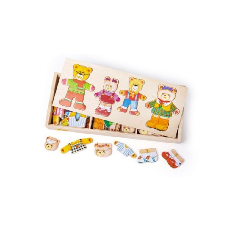 Puzzle L'armadio Degli Orsetti - Bigjigs Toys