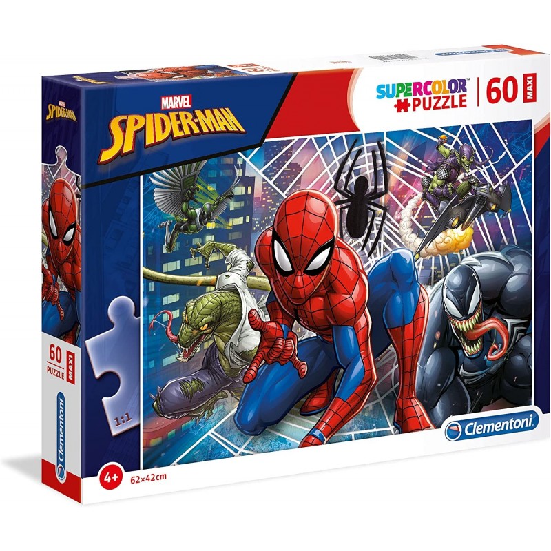 Puzzle Spider-man - 60 Pezzi - Clementoni