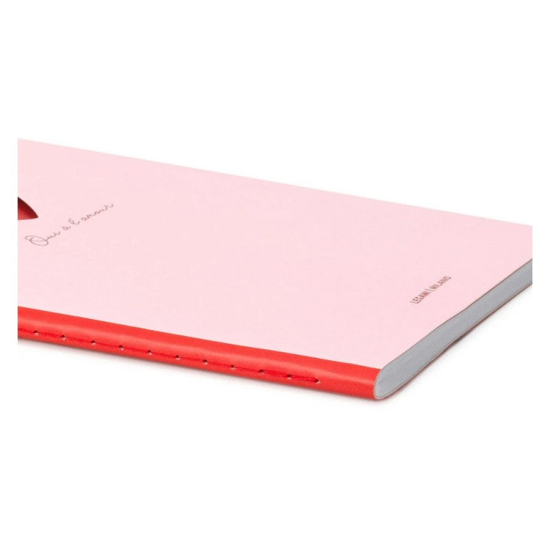 Quaderno Large Legami Cuore B5 80 Pagine, 1 Rigo 7mm, 100gr