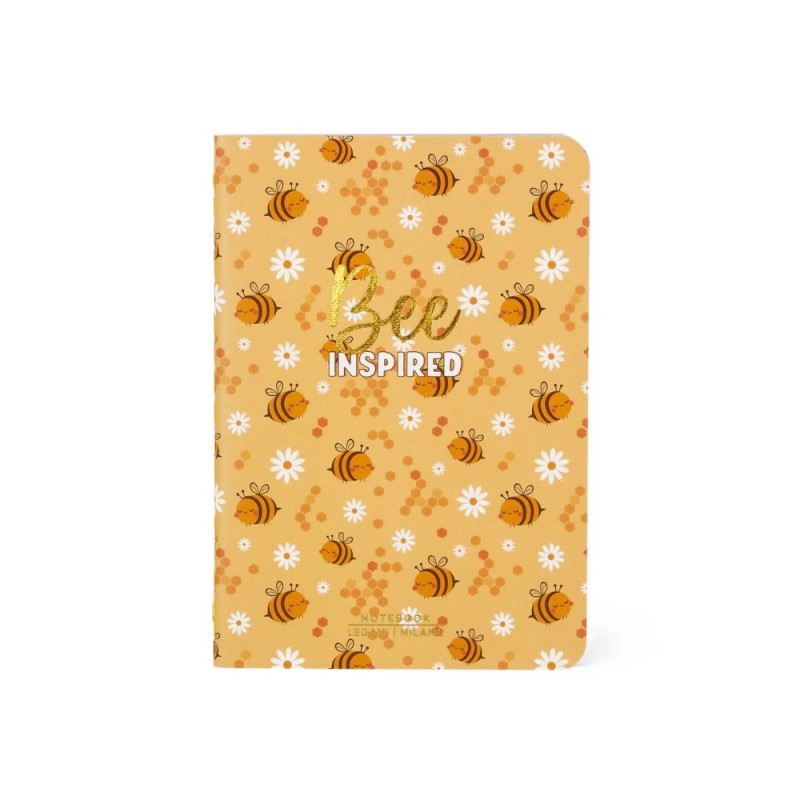 Quaderno Small Legami Bee A6 80 Pagine, 1 Rigo 7mm, 100gr