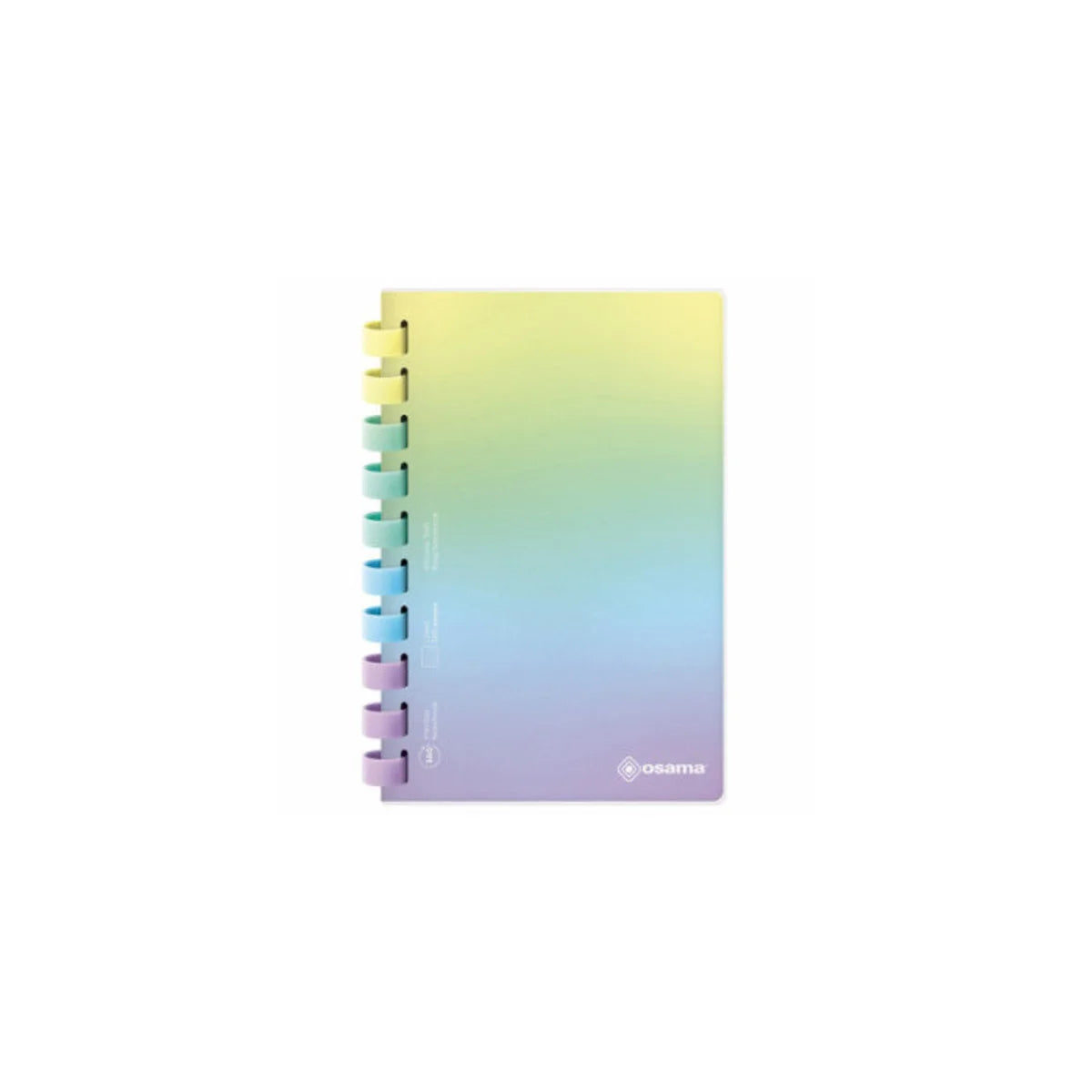 Quaderno a Spirale Rainbow Pastel Osama formato A5