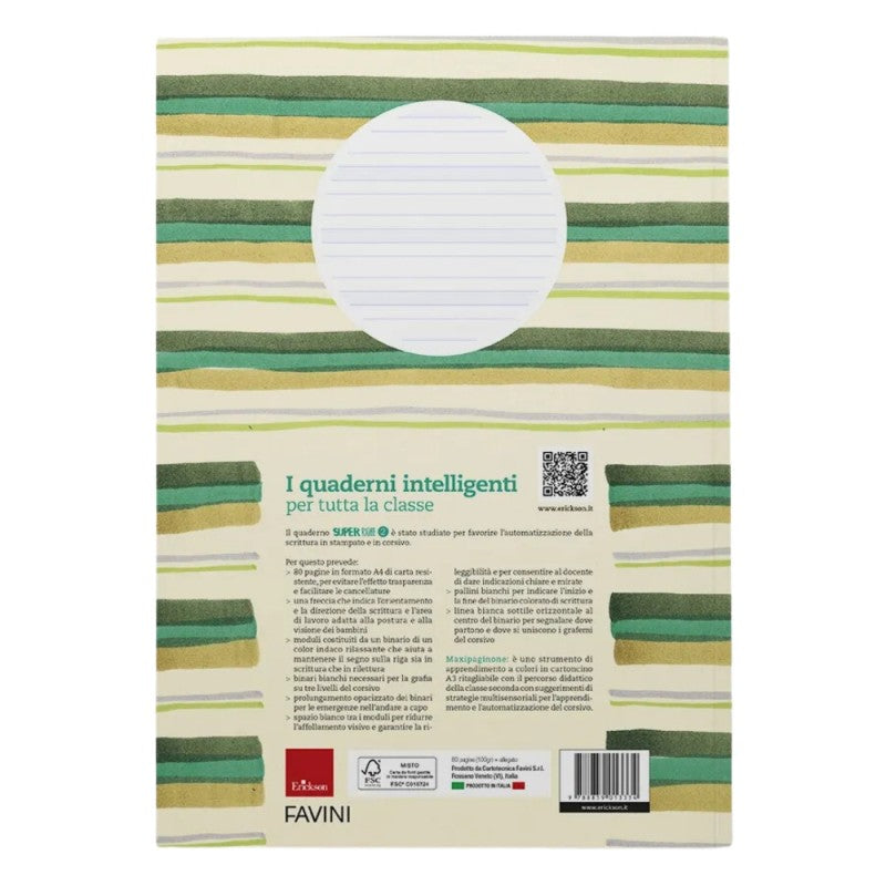Quaderno Super Righe 2 – Erickson