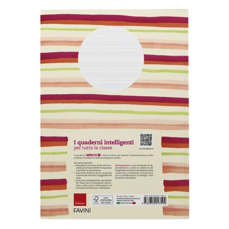 Quaderno Super Righe 3 – Erickson