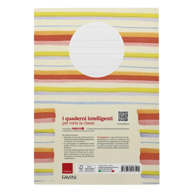 Quaderno Super Righe 4-5 – Erickson