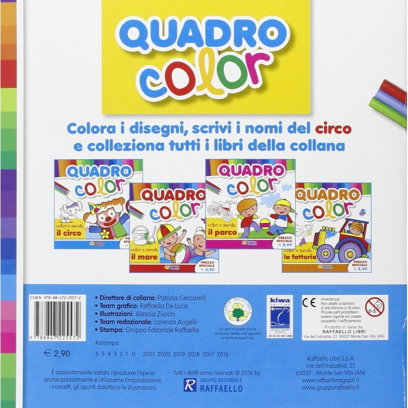 Quadro Color Il Circo - Raffaello Ragazzi