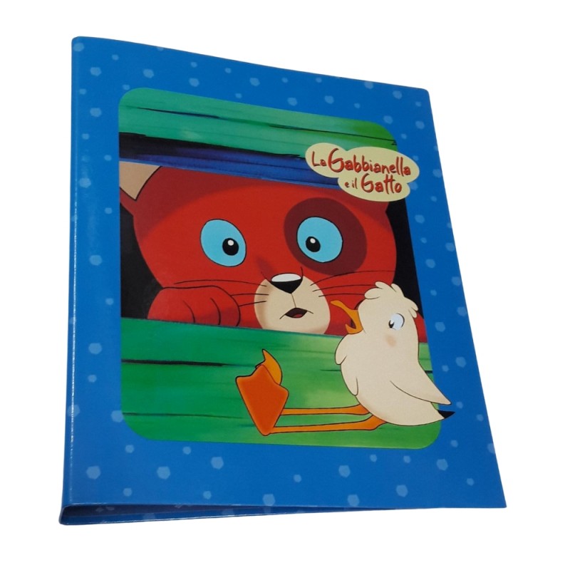 Raccoglitore 4 Anelli A4 La Gabbianella E Il Gatto – Fantasie Assortite