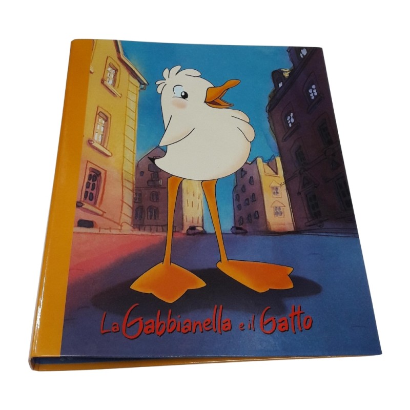 Raccoglitore 4 Anelli A4 La Gabbianella E Il Gatto – Fantasie Assortite