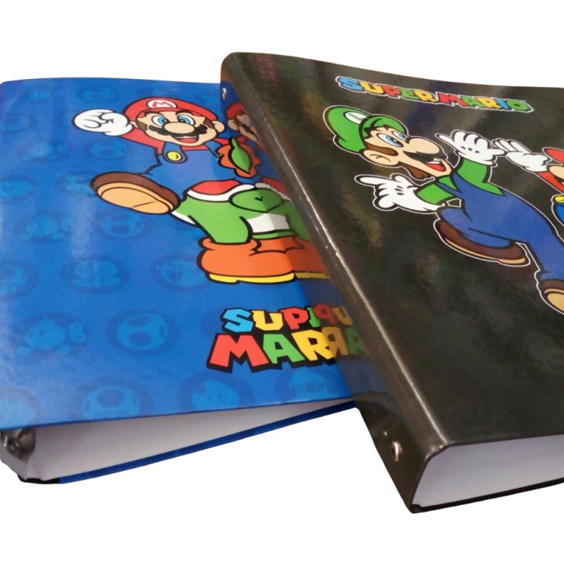 Raccoglitore 4 Anelli A4 Super Mario – Fantasie Assortite