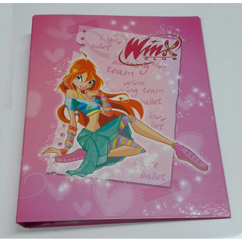 Raccoglitore 4 Anelli A4 Winx – Fantasie Assortite