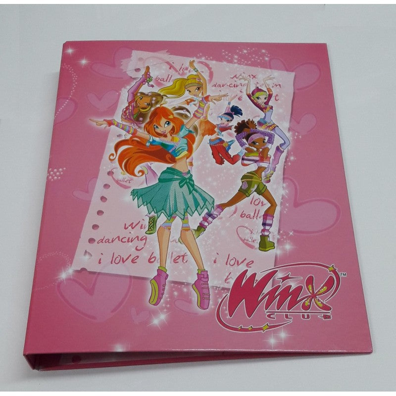 Raccoglitore 4 Anelli A4 Winx – Fantasie Assortite