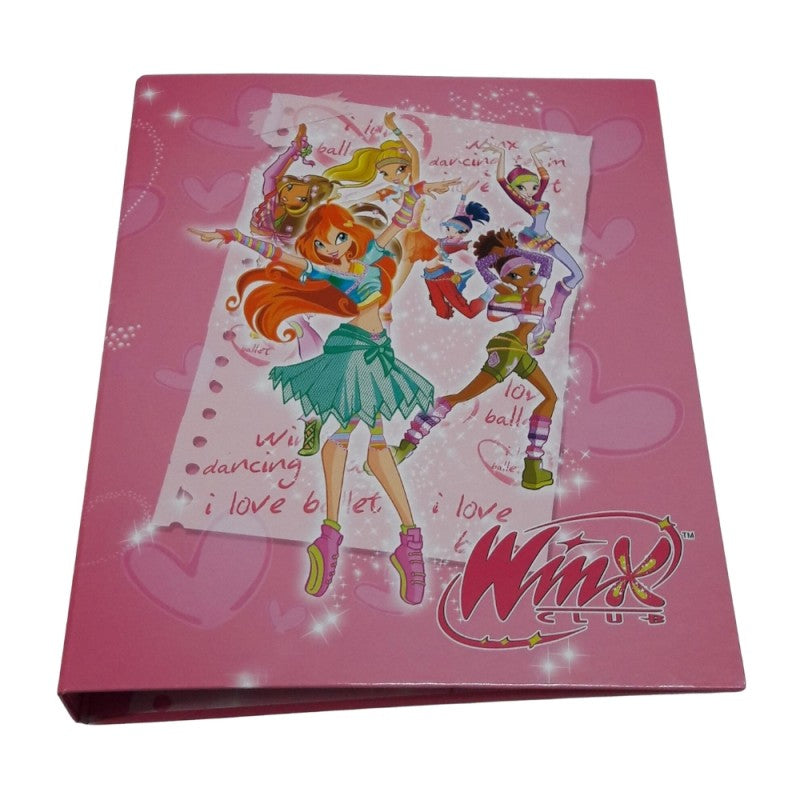 Raccoglitore 4 Anelli A4 Winx – Fantasie Assortite
