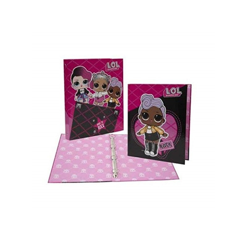 Raccoglitore 4 Anelli Lol Surprise! - Born To Rock