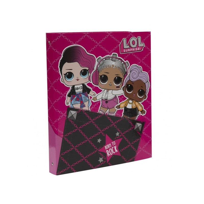 Raccoglitore 4 Anelli Lol Surprise! - Born To Rock