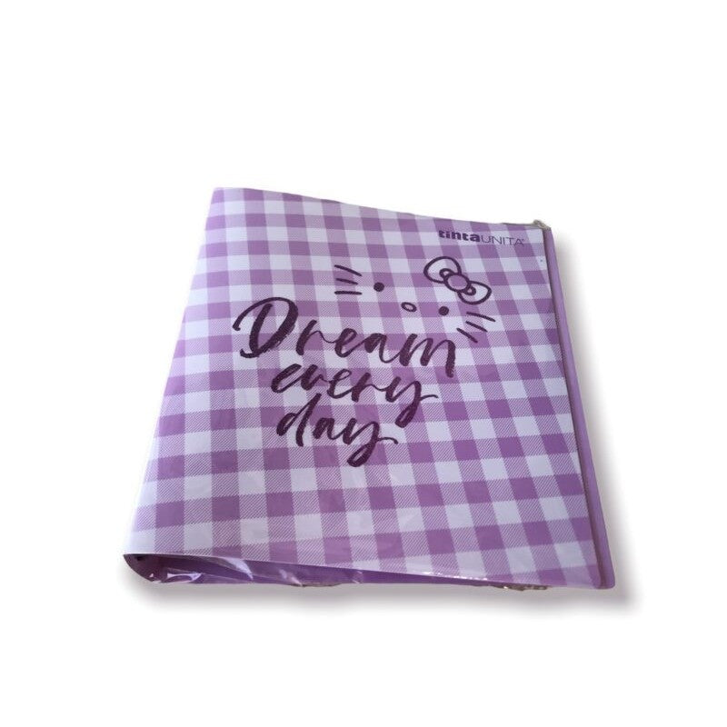 Raccoglitore Ad Anelli Tinta Unita Hello Kitty – Fantasie Assortite