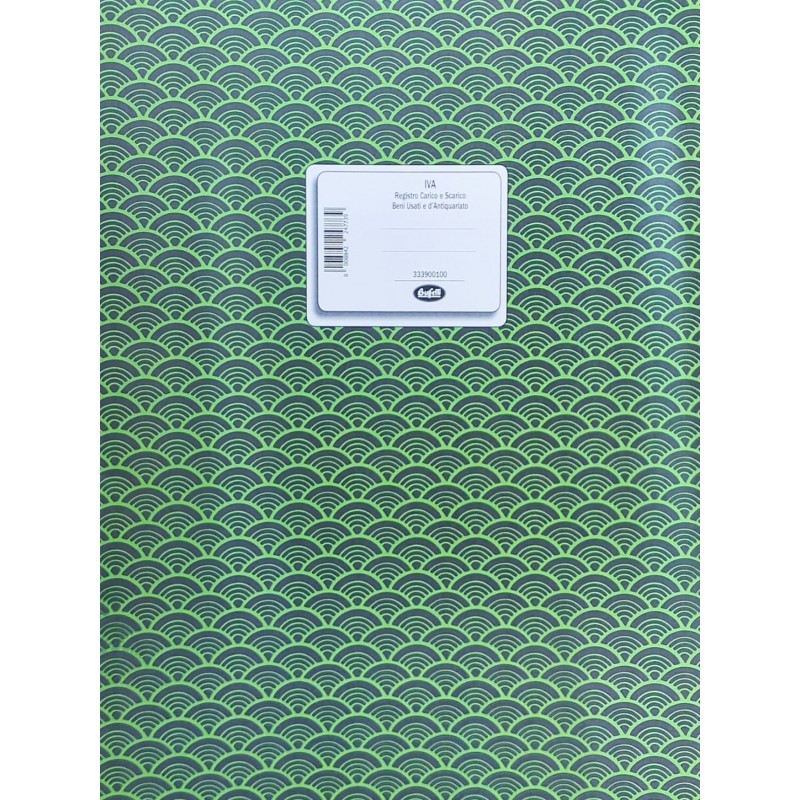 Registro Carico/scarico Beni Usati Per Antiquari (regime Del Margine) - 23 Pagine Prenumerate - 31x24,5 Cm