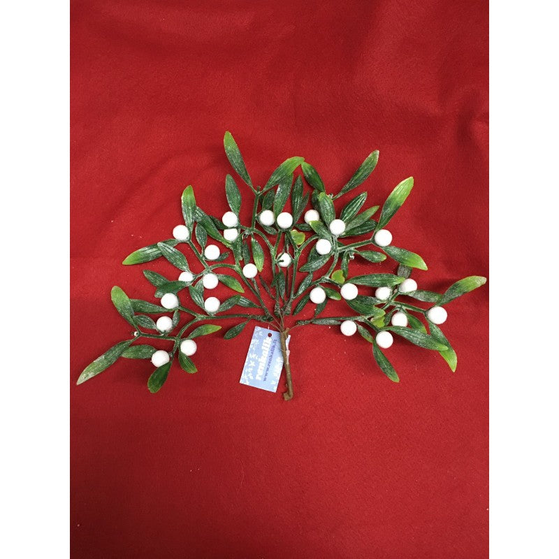 Renkalik Ramo Di Vischio Con Bacche Bianche