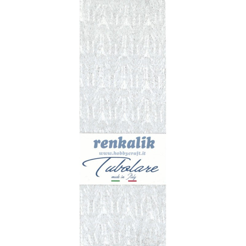 Renkalik Tubolare Pizzo Fashion Lurex Argento - Tu352