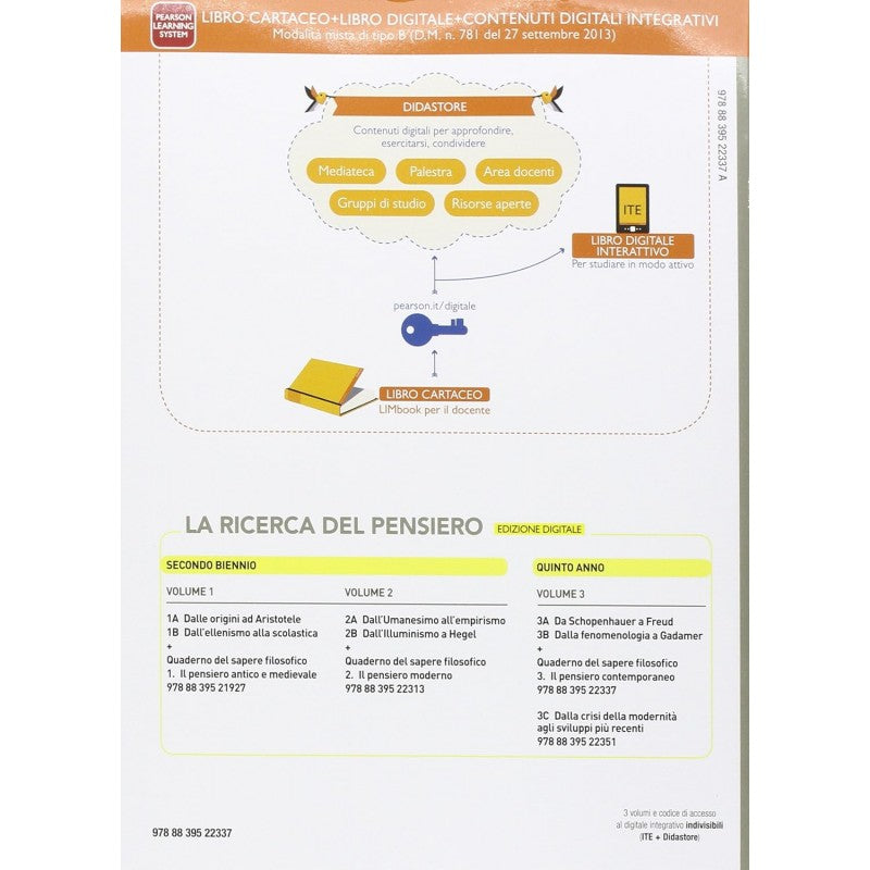 Ricerca Del Pensiero. Vol. 3a-3b. Per Le Scuole Superiori. Con E-book. Con Espansione Online