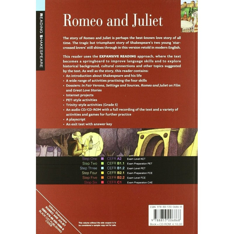 Romeo And Juliet + Audio + Ebook: Romeo And Juliet + Audio Cd/cd-rom