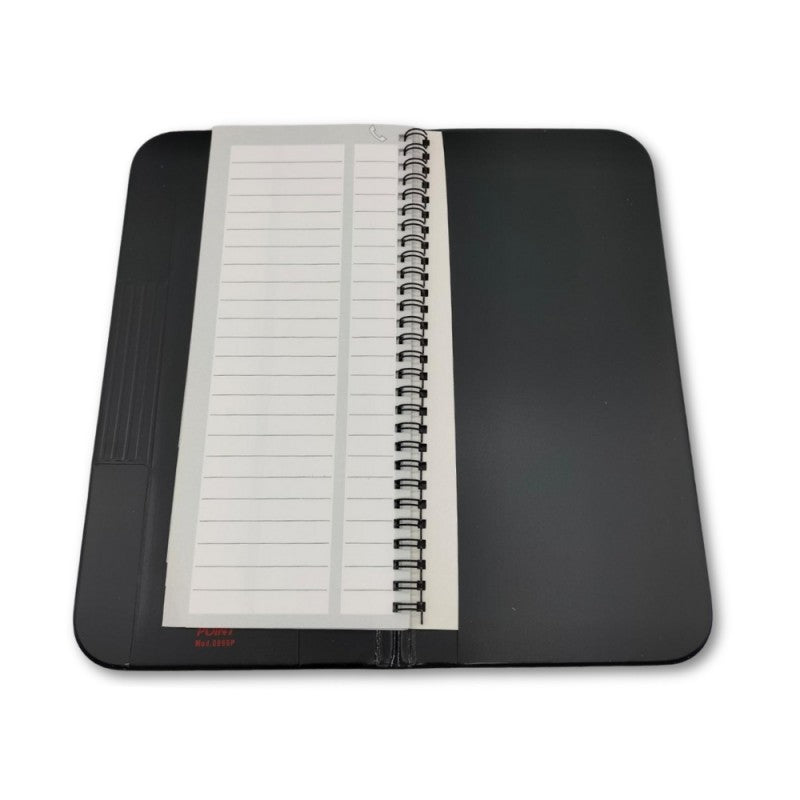 Rubrica Verticale Spiralata Buffetti - Nero