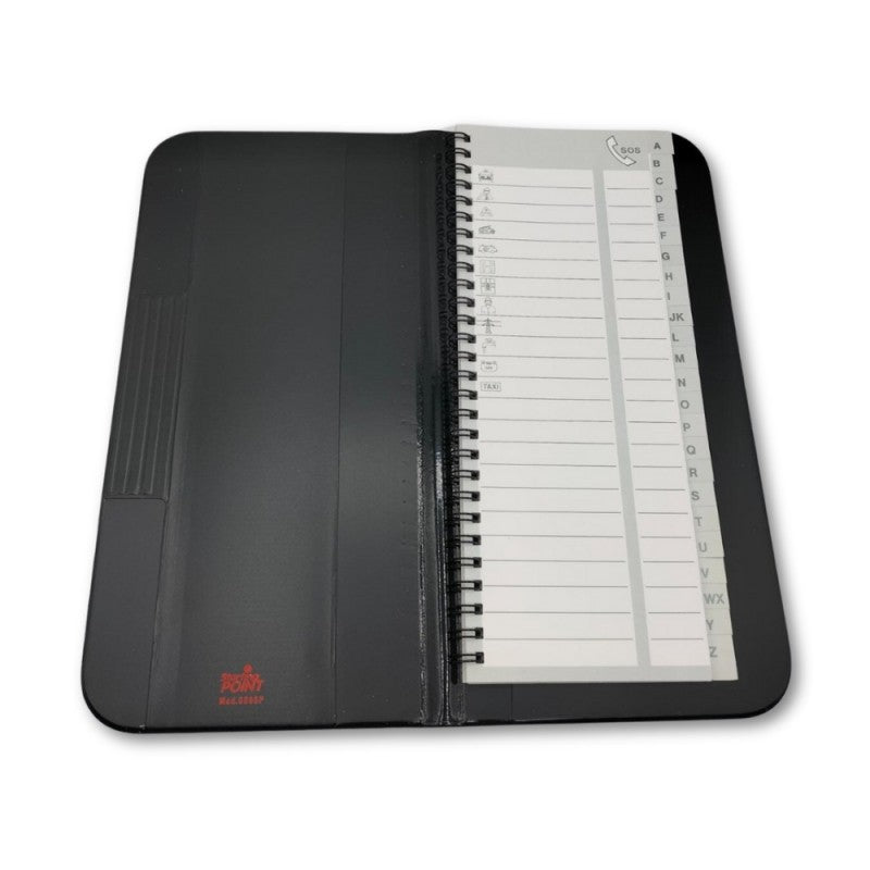 Rubrica Verticale Spiralata Buffetti - Nero