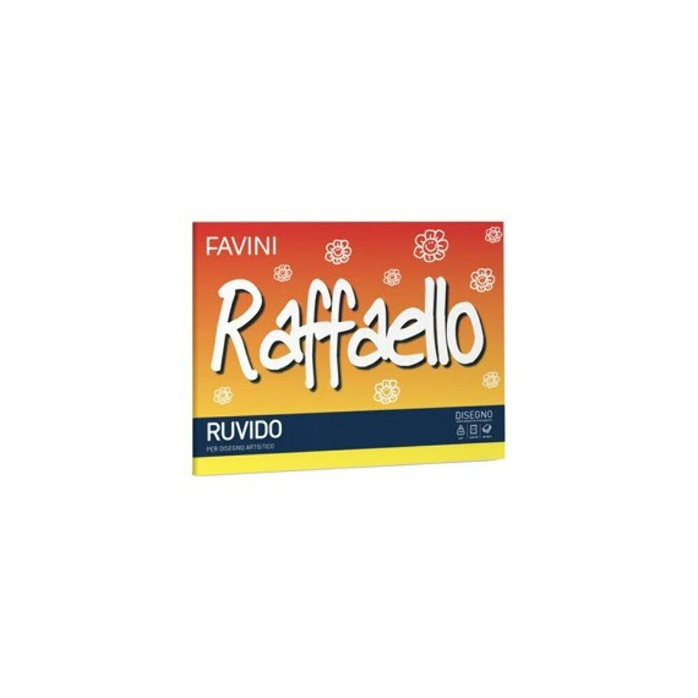 Favini Raffaello Album da Disegno 24 x 33 cm – 20 Fogli – 100 g/m²