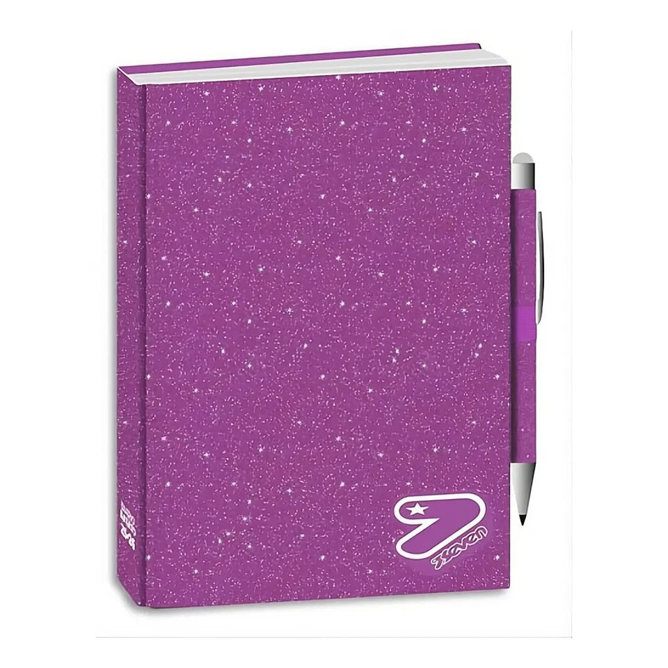 DIARIO SEVEN - THE DOUBLE - GLITTERATO mis. Standard 12 MESI DATATO 2026/27
