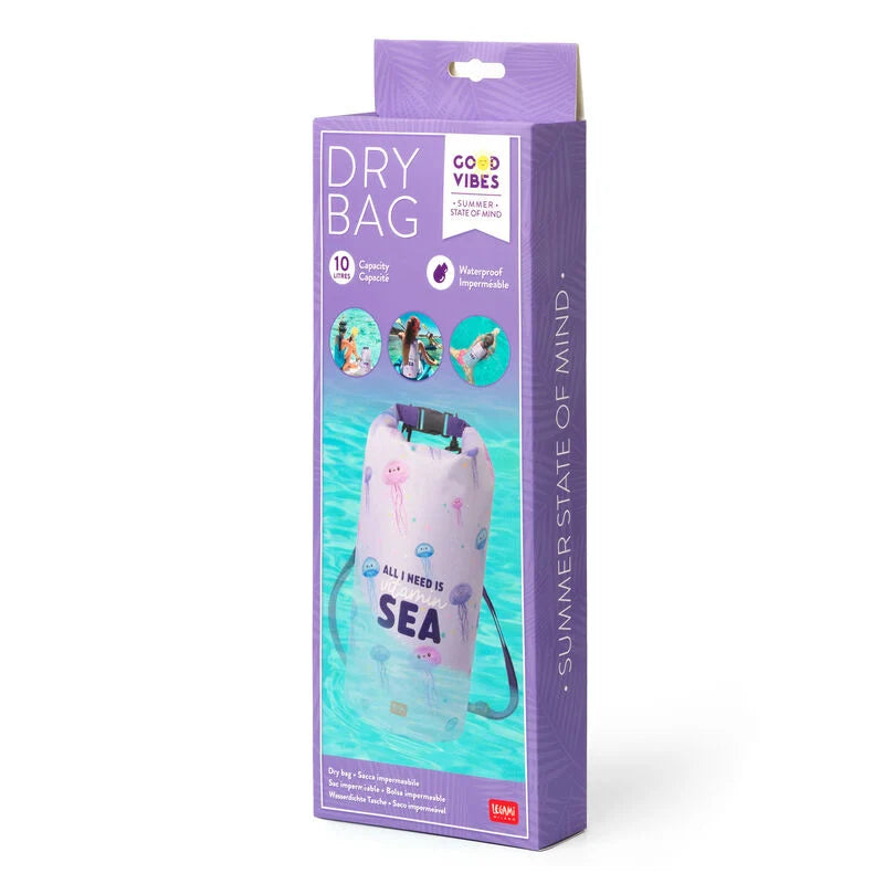 Sacca Impermeabile Legami Dry Bag 10 Litri – Temi Travel / Jellyfish