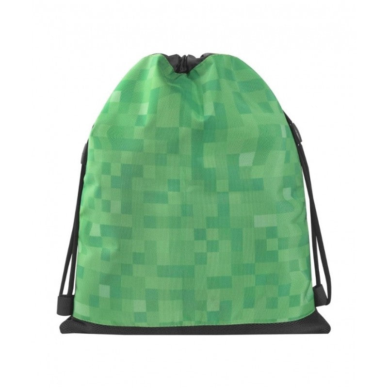Sacca Minecraft Sportiva Unisex Con Spallacci E Chiusura Anti-soffocamento