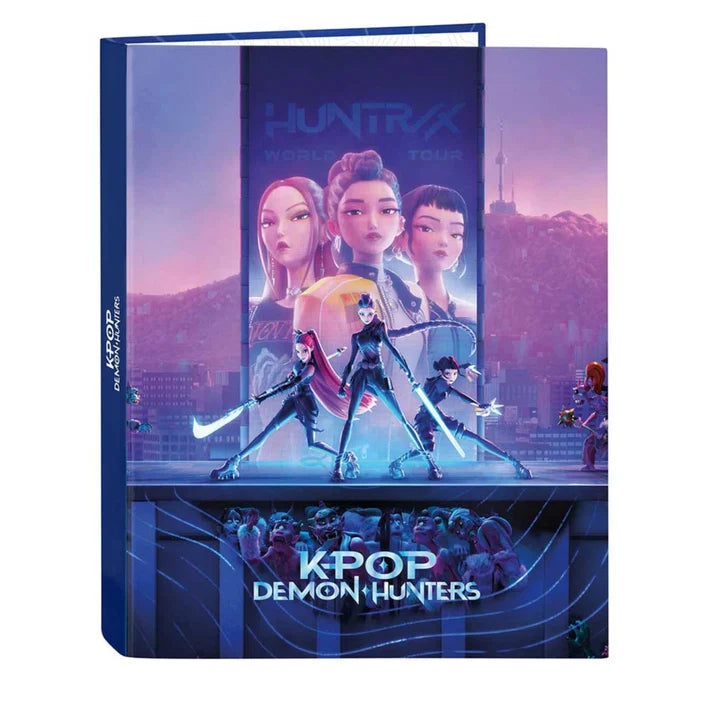 Safta K-Pop Demon Hunters Raccoglitore 4 Anelli