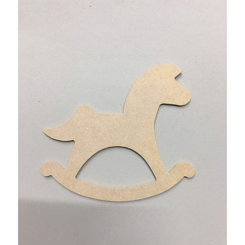 Sagoma Cavallo A Dondolo In Mdf