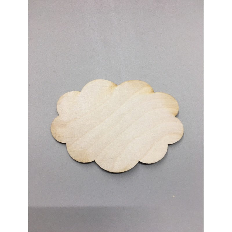 Sagoma Nuvola In Legno