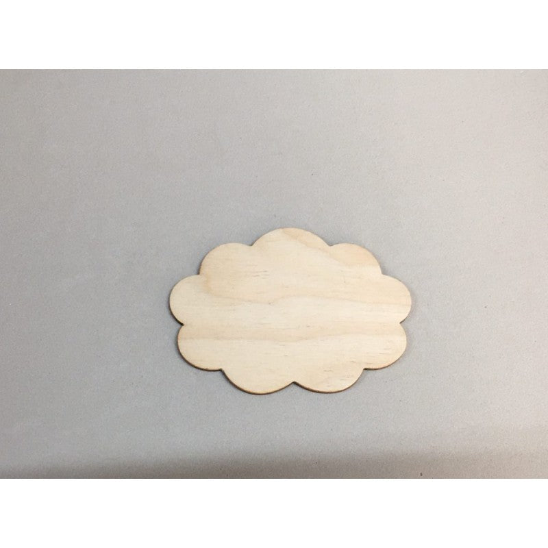 Sagoma Nuvola In Legno