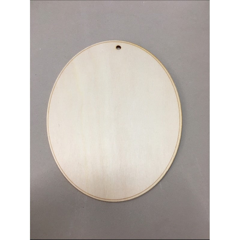 Sagoma Ovale In Legno